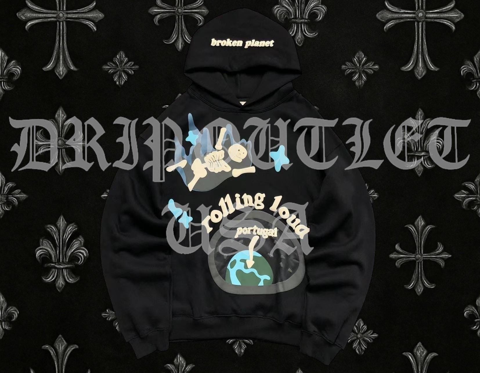 Broken Planet "Playboi Carti, Travis Scott, Meek Mill" Hoodie - Black