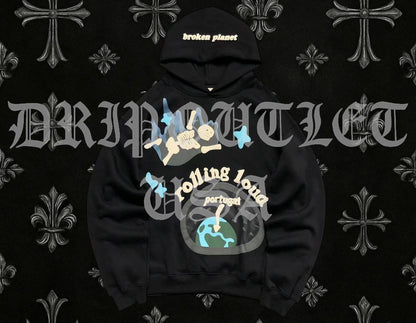 Broken Planet "Playboi Carti, Travis Scott, Meek Mill" Hoodie - Black