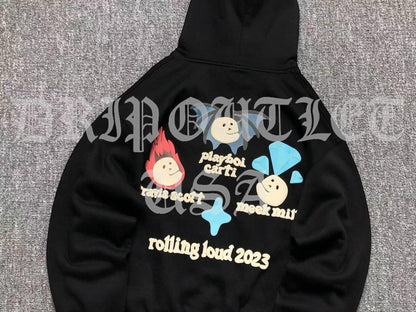Broken Planet "Playboi Carti, Travis Scott, Meek Mill" Hoodie - Black