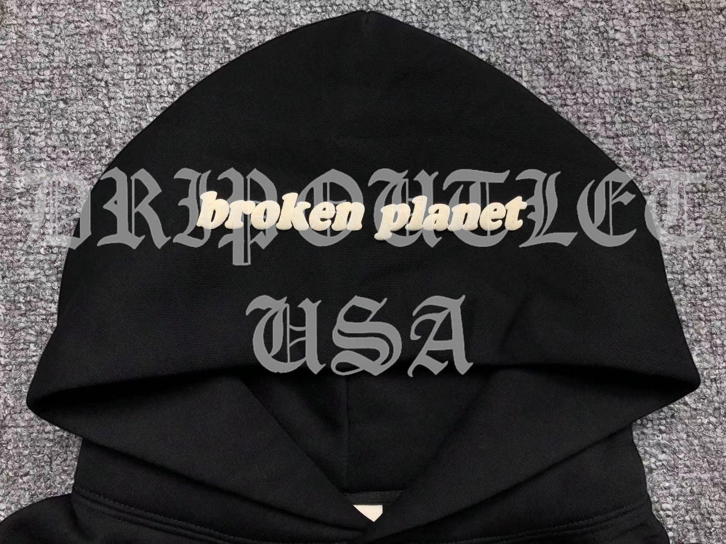Broken Planet "Playboi Carti, Travis Scott, Meek Mill" Hoodie - Black