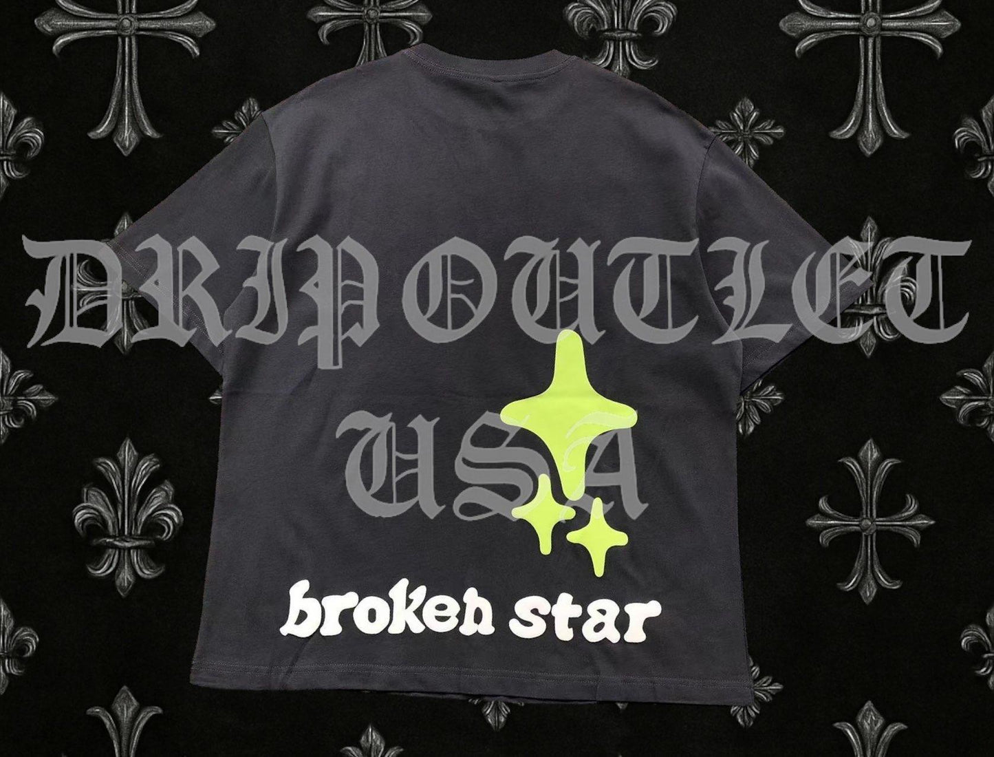 Broken Planet "Broken Star" Tee-Shirt - Grey / Gray