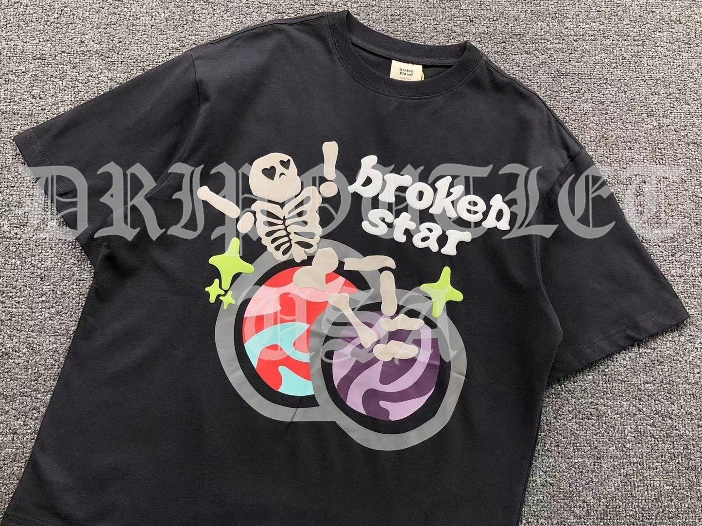 Broken Planet "Broken Star" Tee-Shirt - Grey / Gray