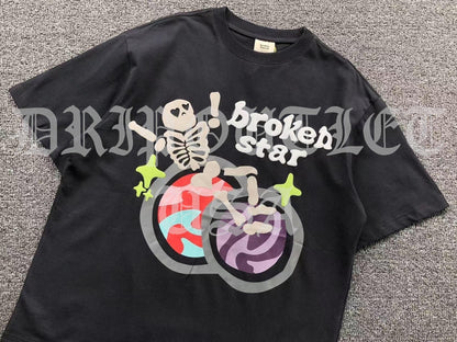 Broken Planet "Broken Star" Tee-Shirt - Grey / Gray