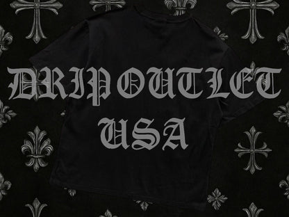 Broken Planet "Hell Gate Give You Happiness" Pink Bat Tee-Shirt - Black / Pink