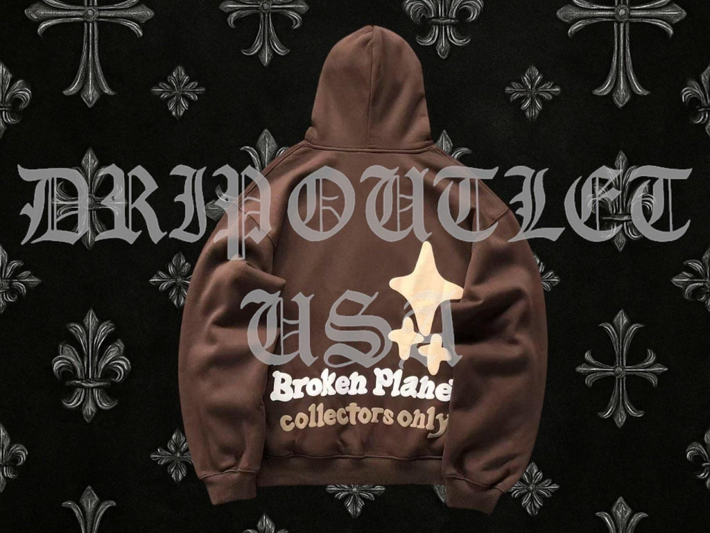 Broken Planet "Fear of the Unknown" Hoodie - Brown