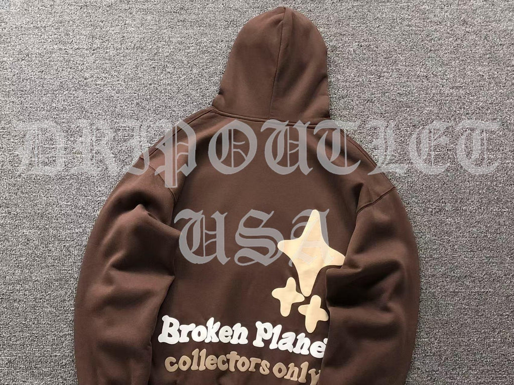Broken Planet "Fear of the Unknown" Hoodie - Brown