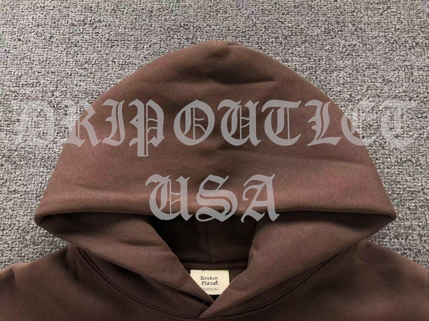 Broken Planet "Fear of the Unknown" Hoodie - Brown