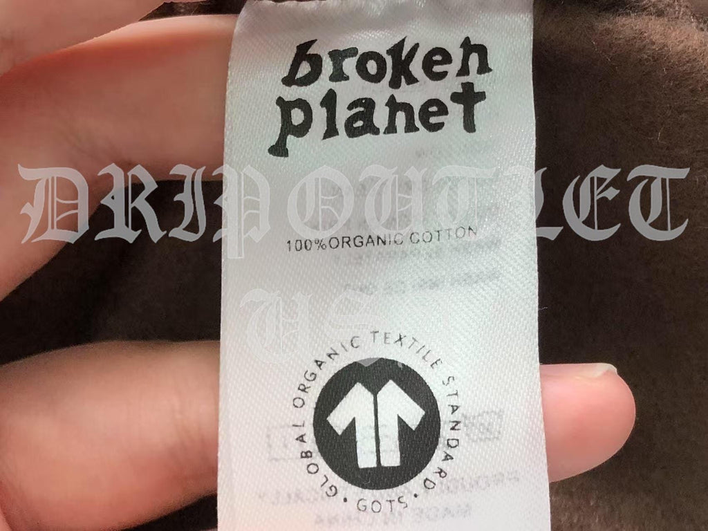 Broken Planet "Fear of the Unknown" Hoodie - Brown
