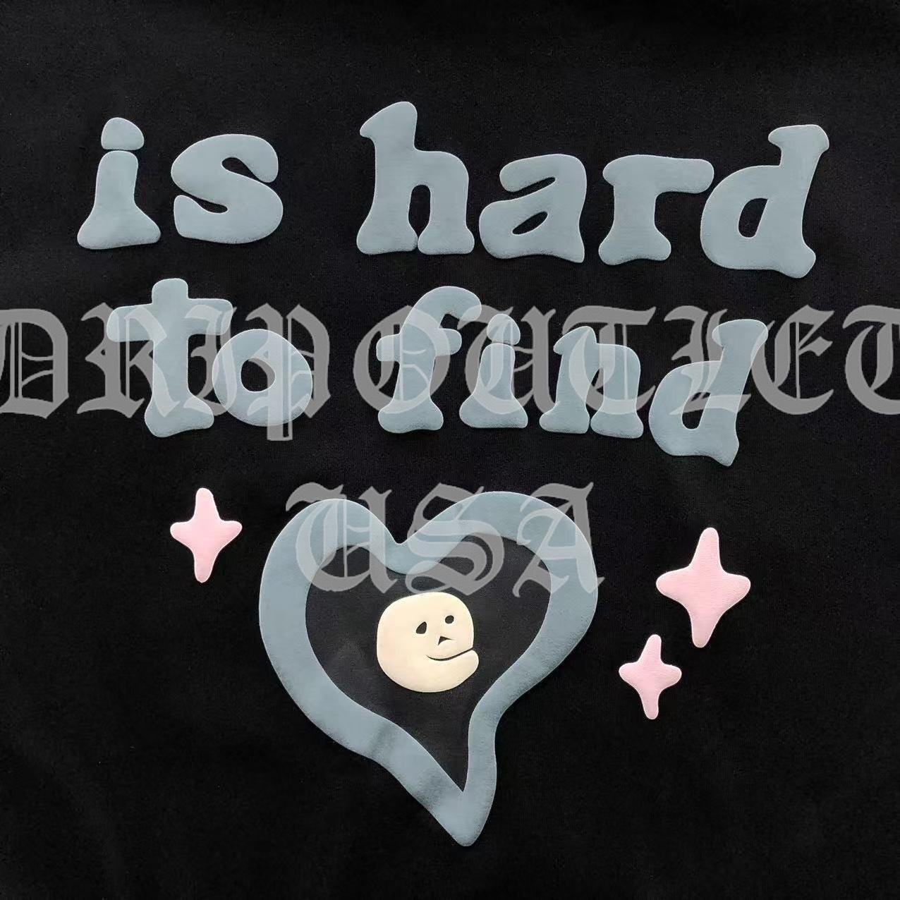 Broken Planet "True Love is Hard To Find" Hoodie - Black
