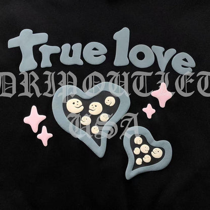 Broken Planet "True Love is Hard To Find" Hoodie - Black