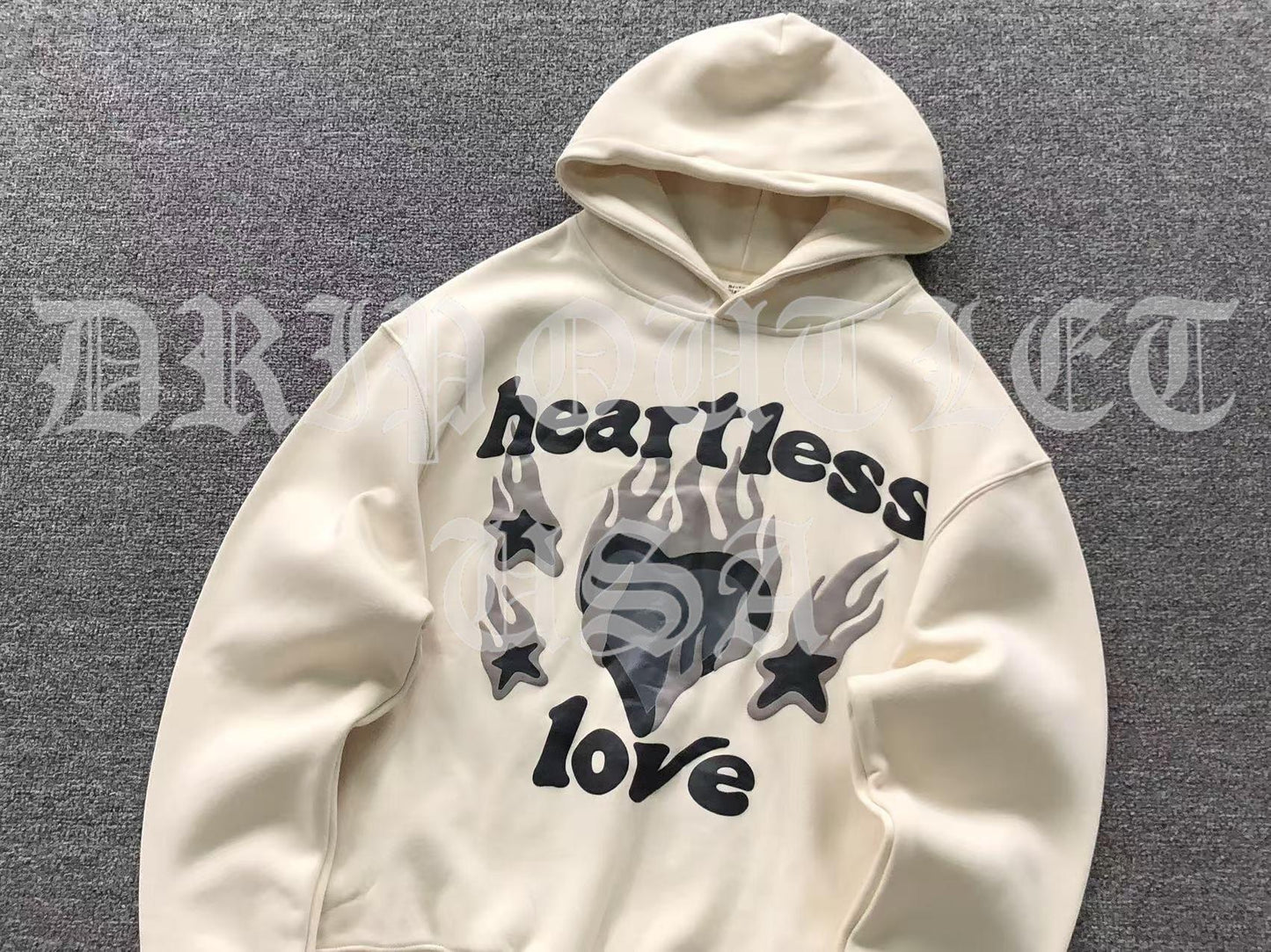 Broken Planet "Heartless Love" Hoodie - Cream