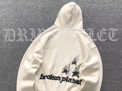 Broken Planet "Heartless Love" Hoodie - Cream