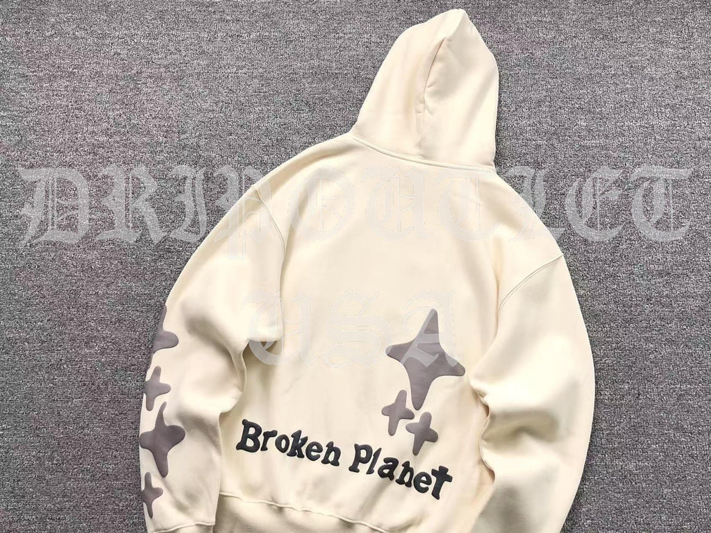 Broken Planet "Alone But Not Lonely" Hoodie - Cream