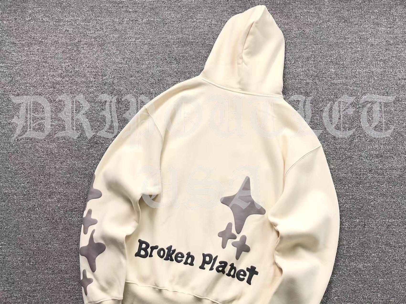Broken Planet "Alone But Not Lonely" Hoodie - Cream