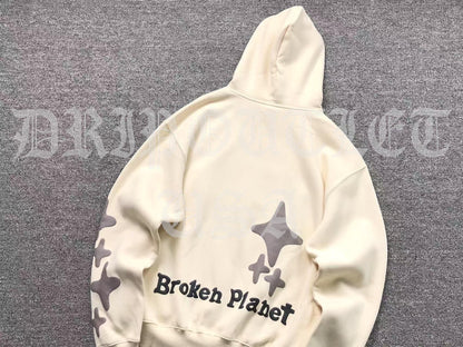 Broken Planet "Alone But Not Lonely" Hoodie - Cream