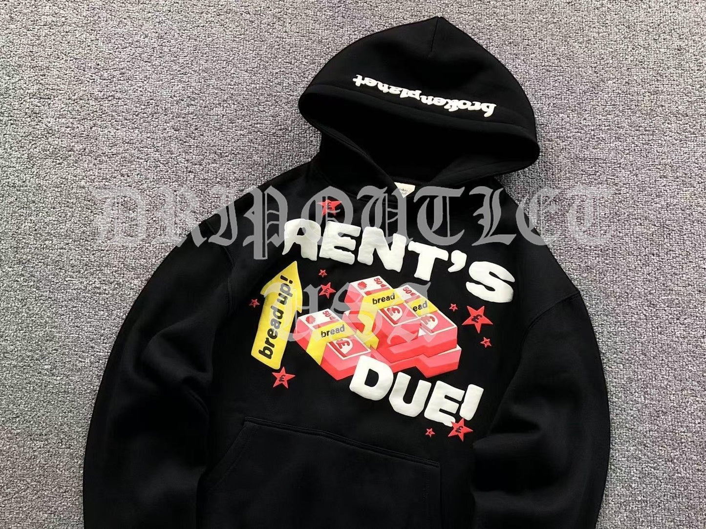 Broken Planet "Rent's Due!" Hoodie - Black