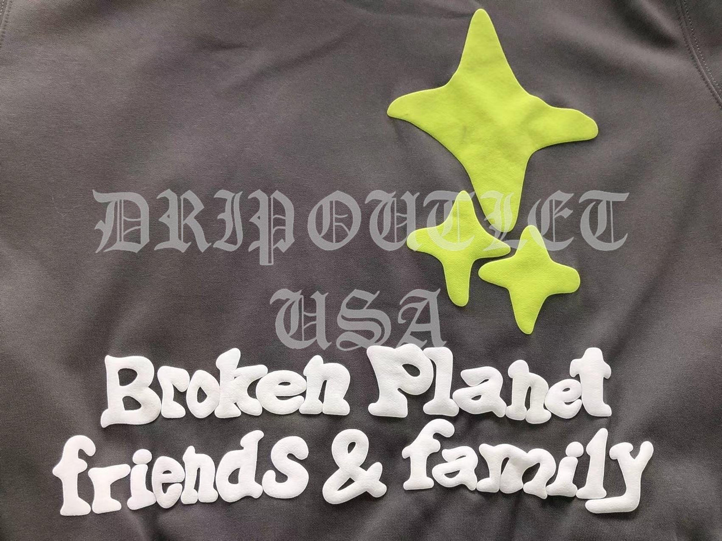 Broken Planet "Different Worlds, Friends and Family" Hoodie - Grey / Gray