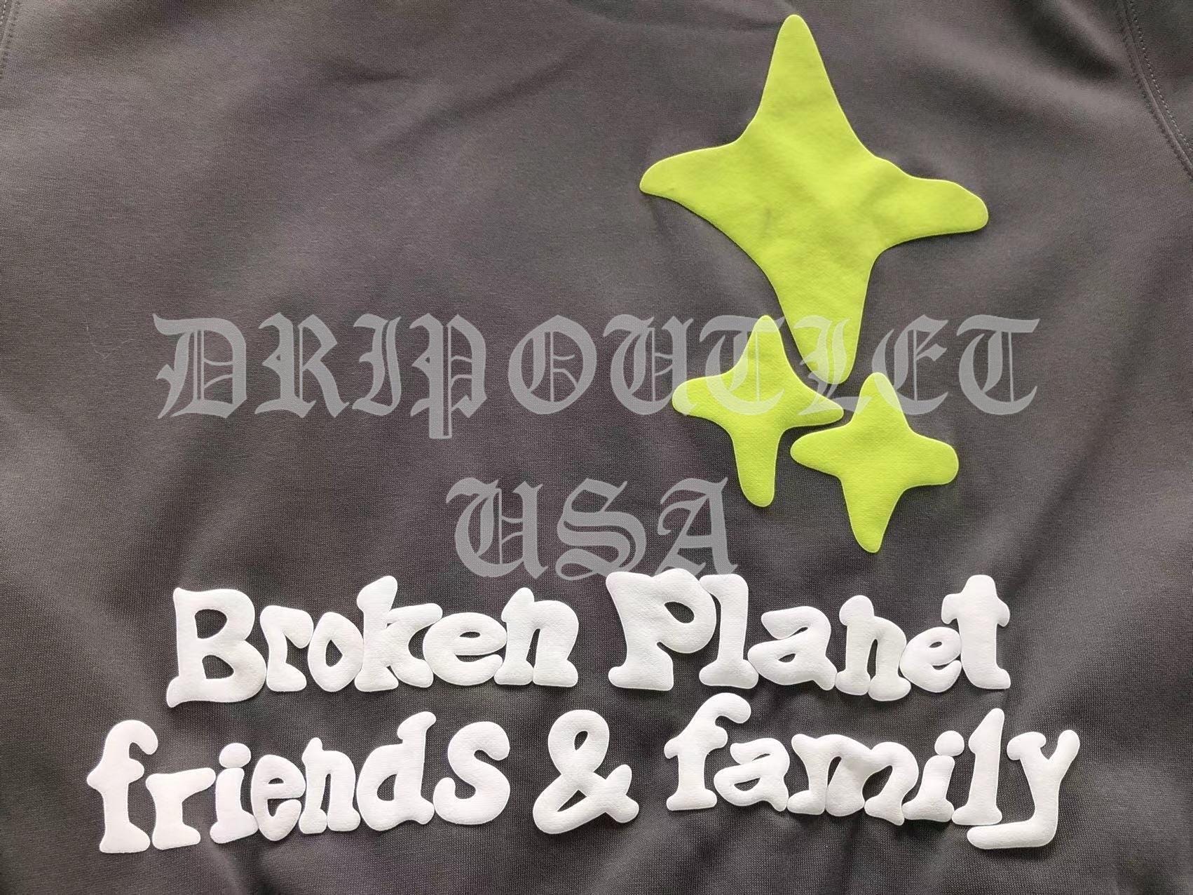 Broken Planet "Different Worlds, Friends and Family" Hoodie - Grey / Gray