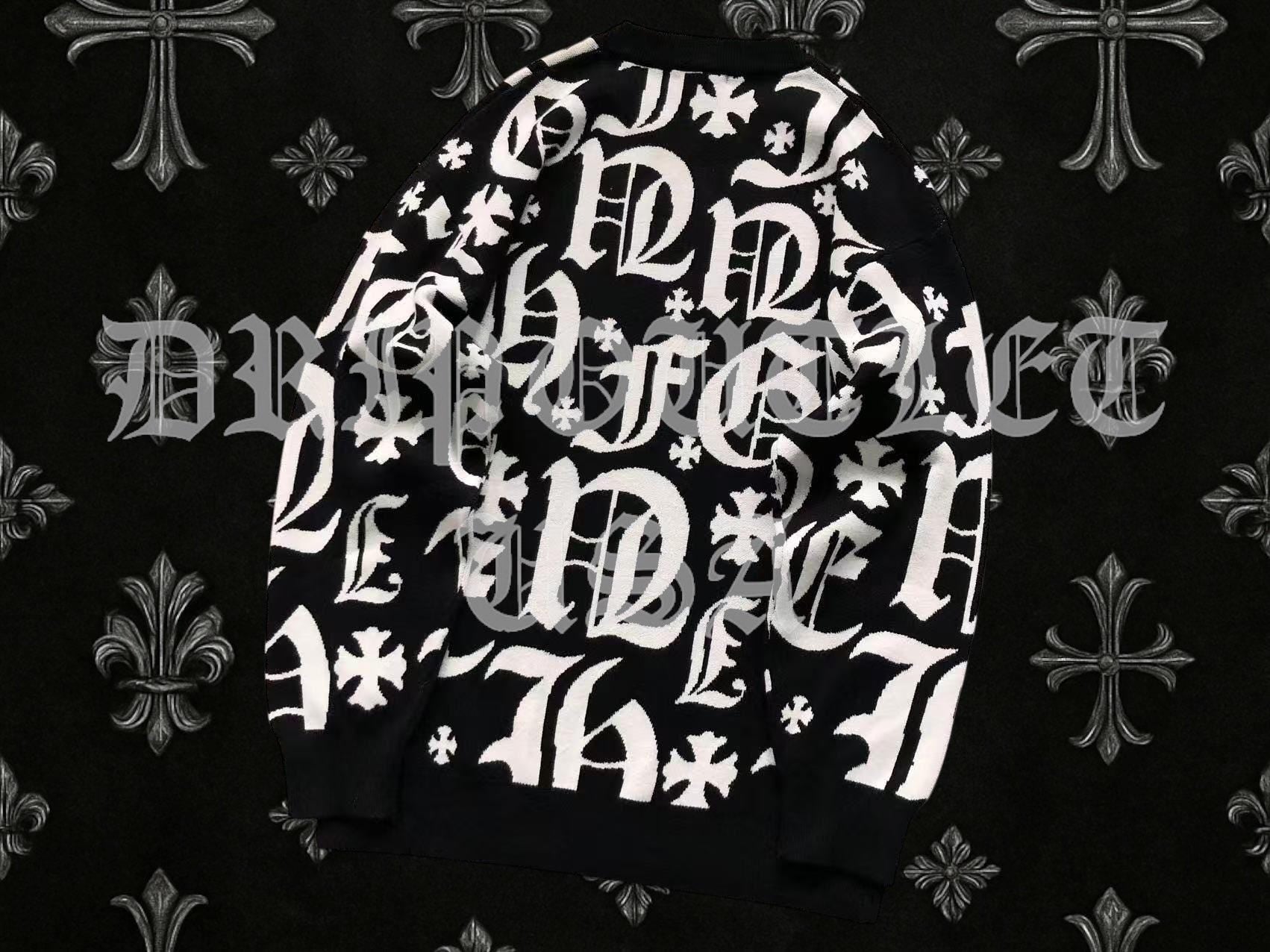 Chrome Hearts Knitted Monogram Logo Sweatshirt Sweater