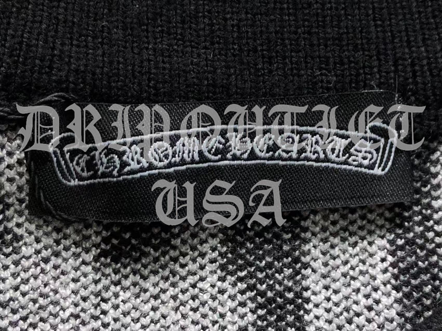 Chrome Hearts Knitted Monogram Logo Sweatshirt Sweater