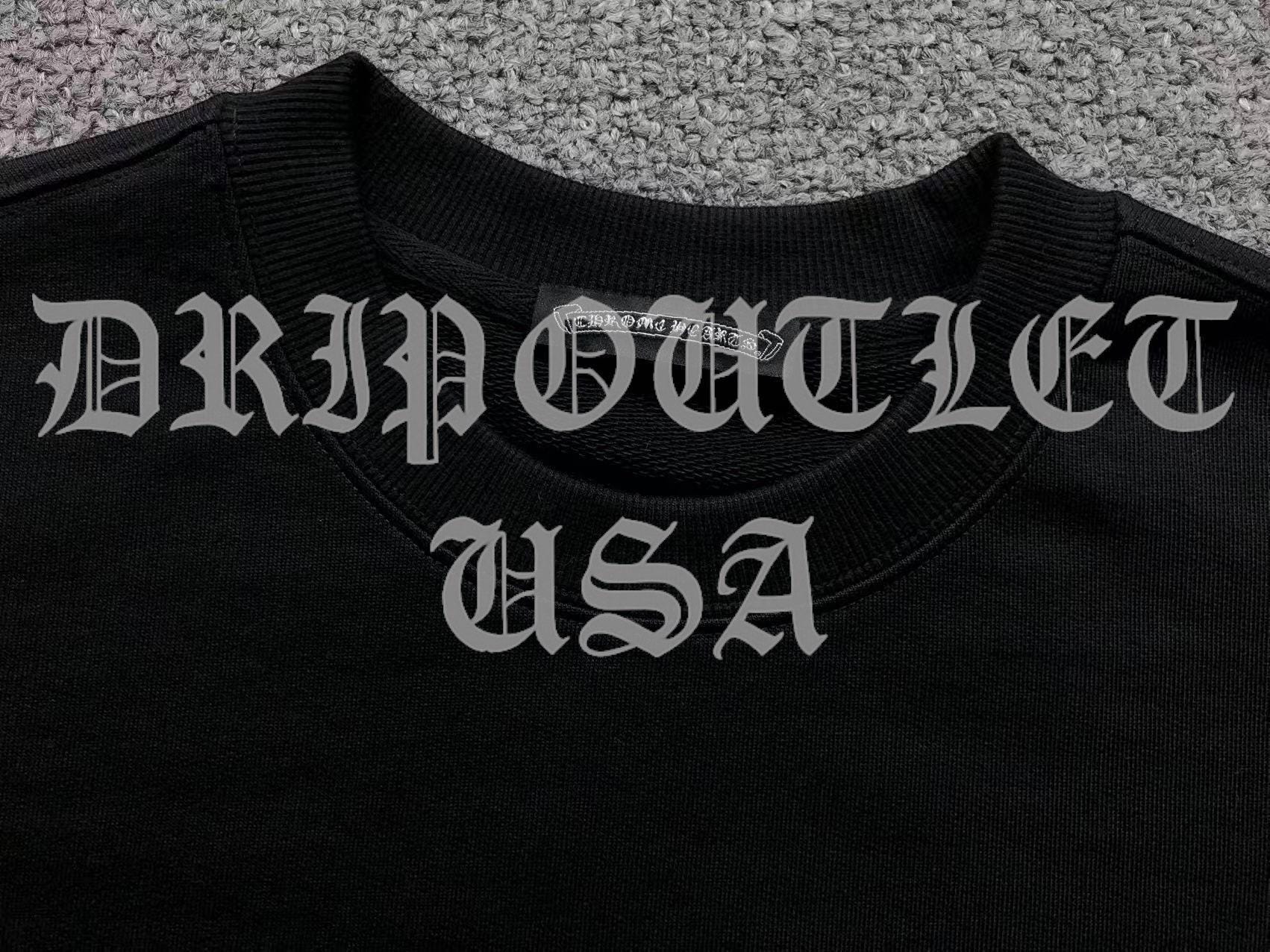 Chrome Hearts Triple Cross Long Sleeve T Shirt - Black / Red / White / Gray