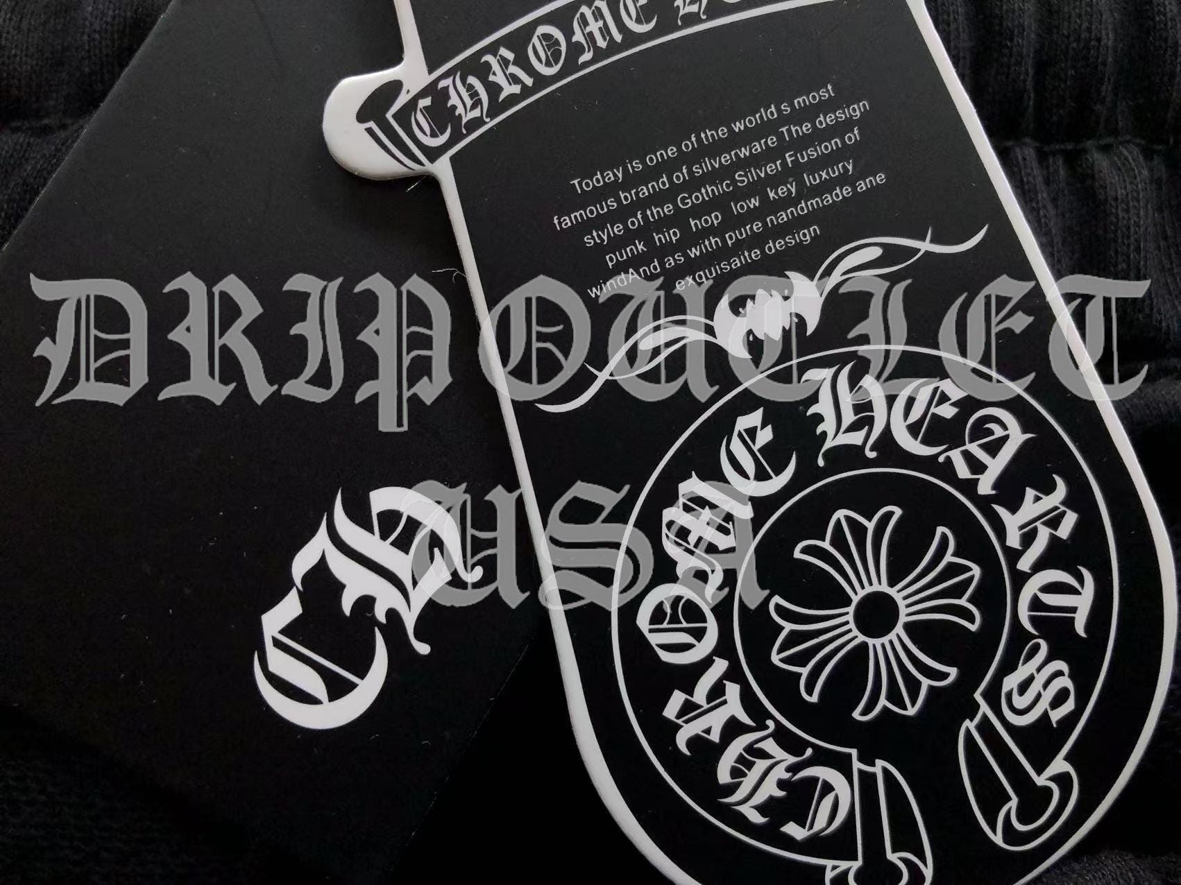 Chrome Hearts Blue Cross Logo Shorts