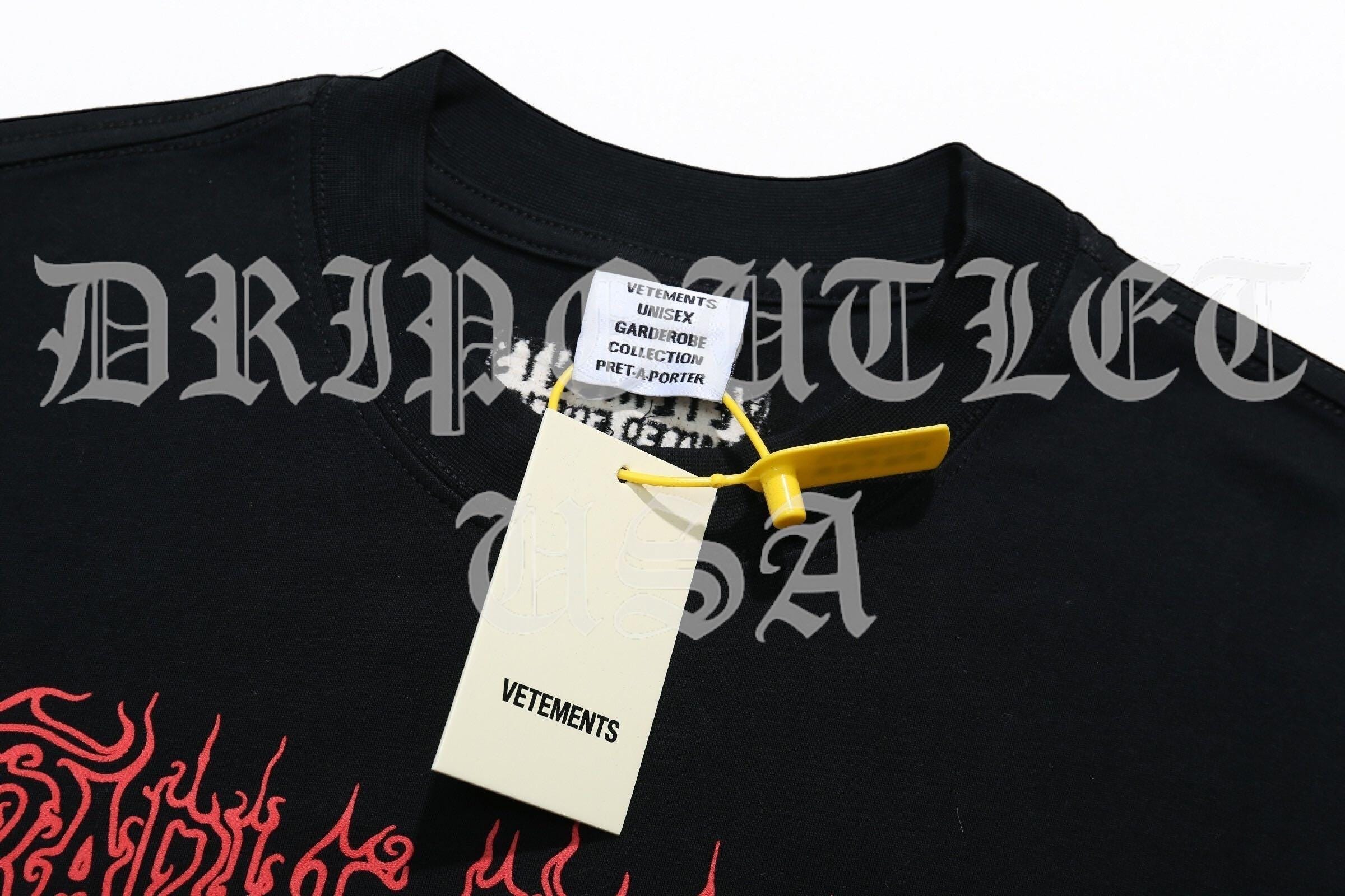 VETEMENTS Vintage Cradle Of Filth Tee-Shirt - Black