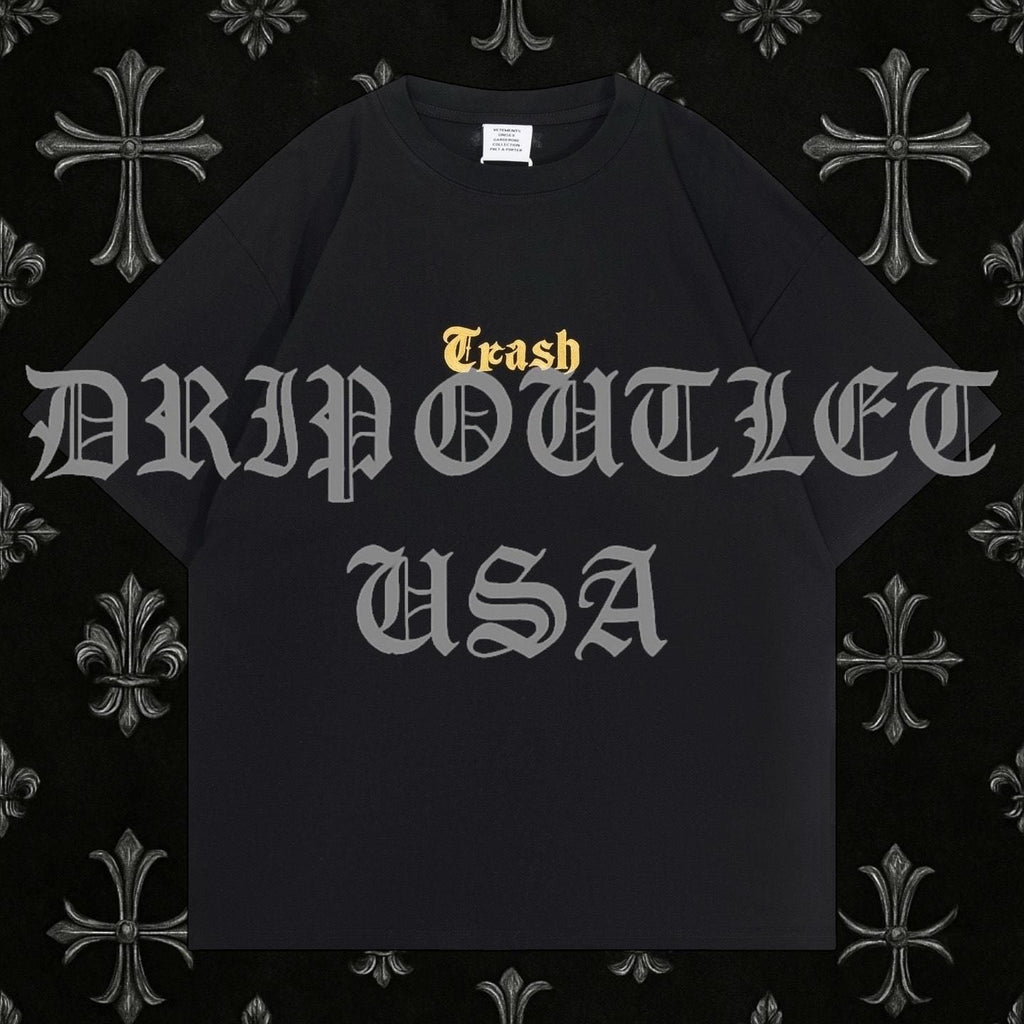 VETEMENTS Vintage "Trash" Tee-Shirt - Black