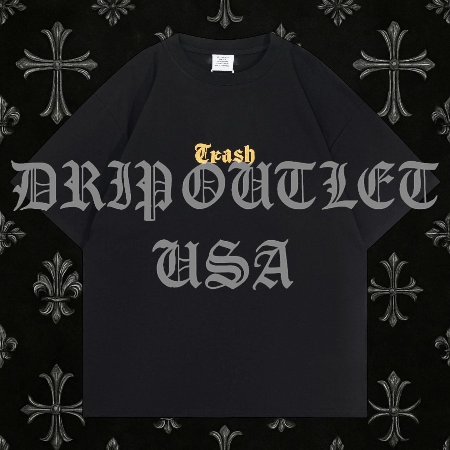 VETEMENTS Vintage "Trash" Tee-Shirt - Black