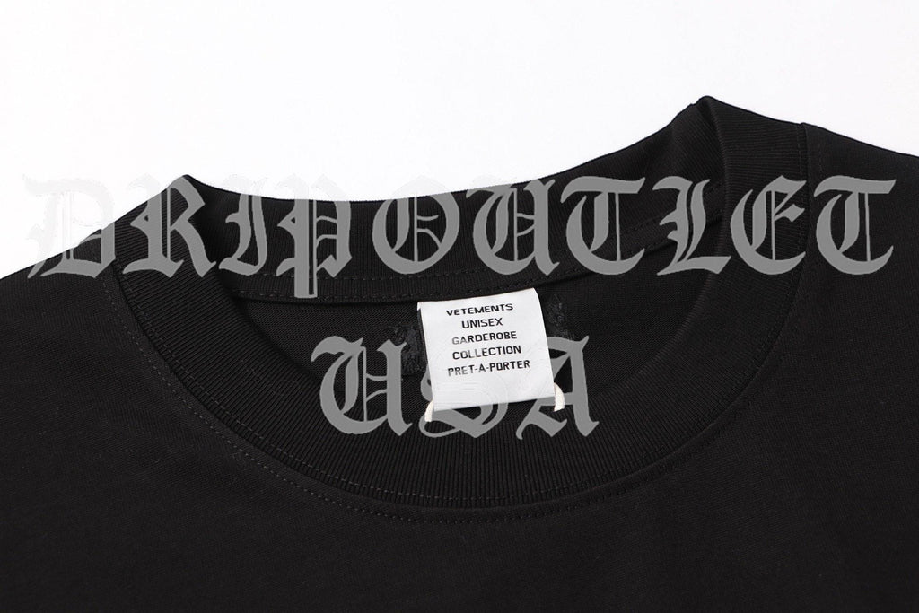 VETEMENTS Vintage "Trash" Tee-Shirt - Black