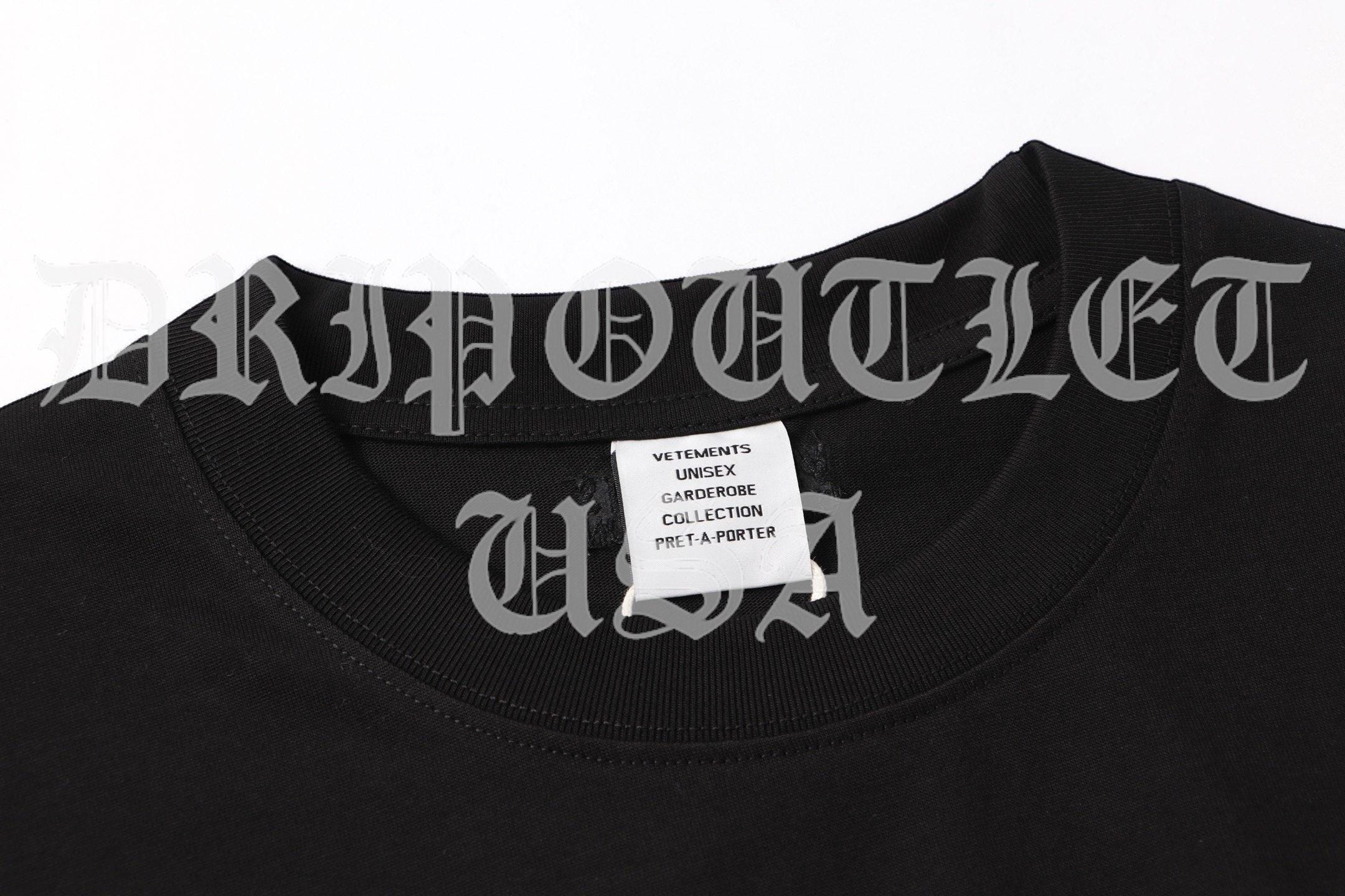 VETEMENTS Vintage "Trash" Tee-Shirt - Black