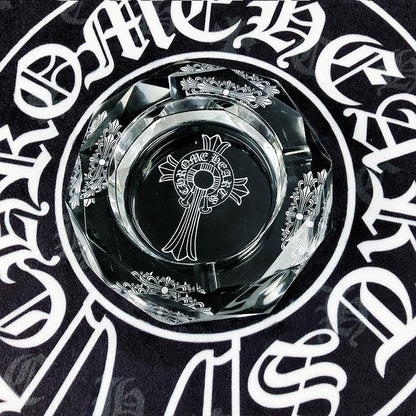 Chrome Hearts Gothic Cross Glass Ash Tray