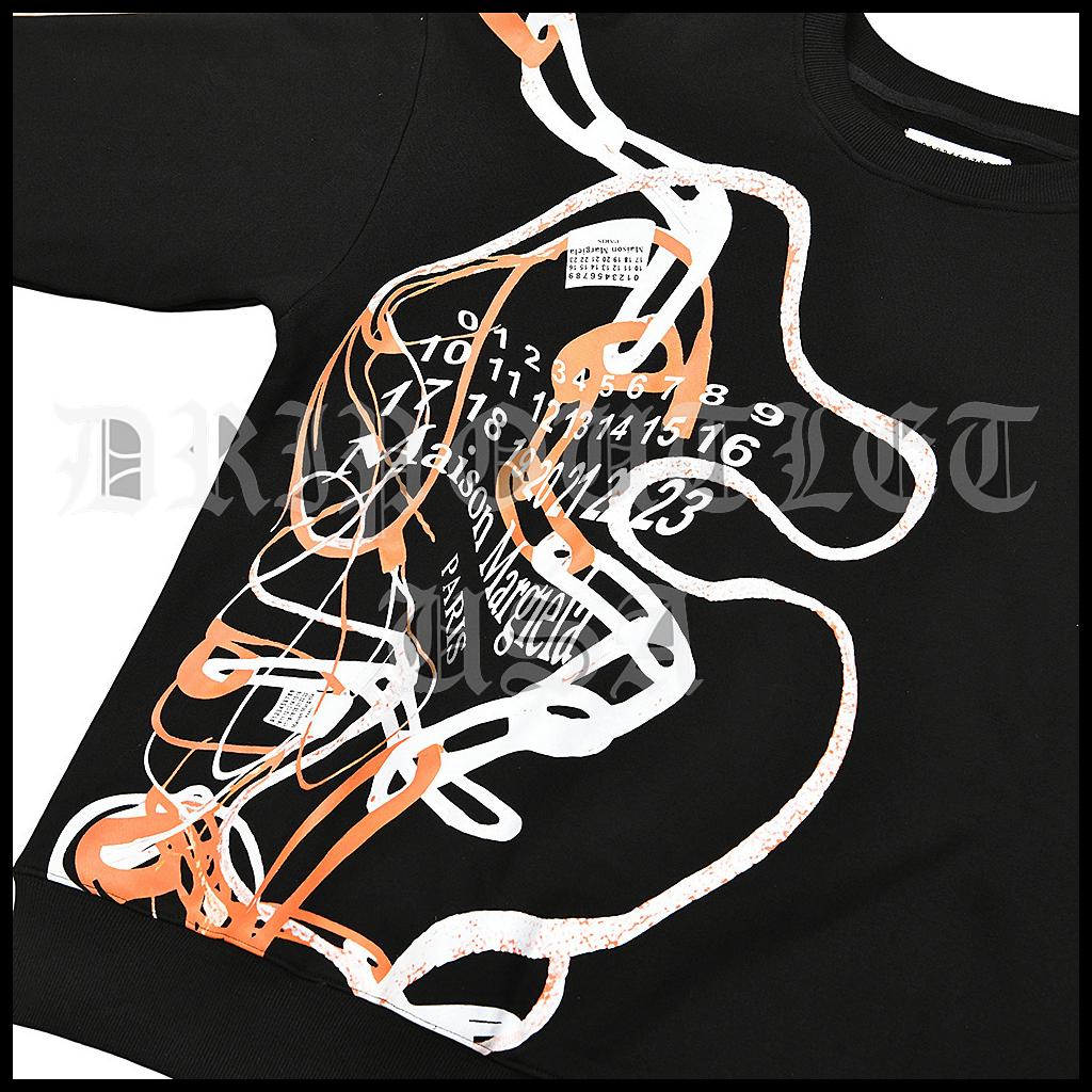 Maison Margiela Paris Logo Cotton Sweatshirt