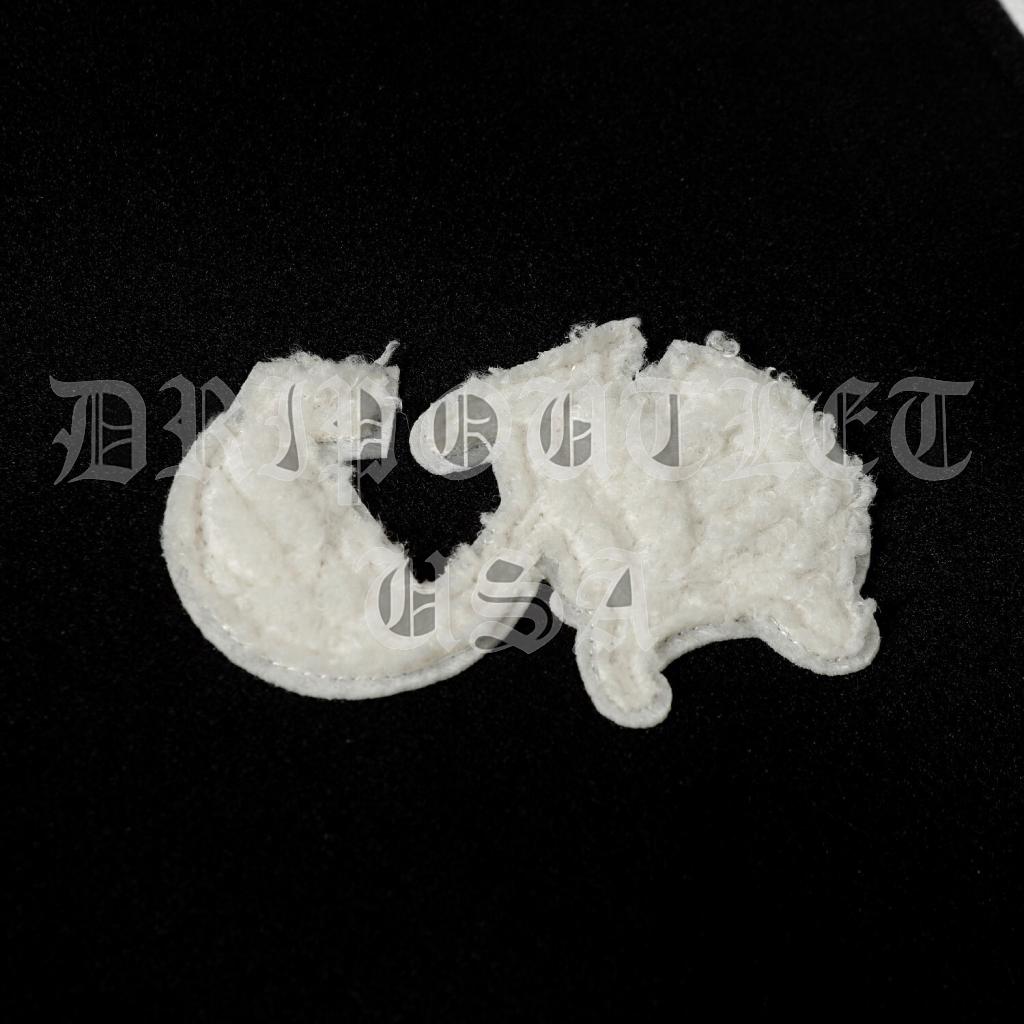 Chrome Hearts Leather Varsity Jacket