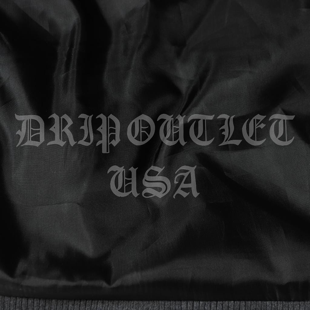 Chrome Hearts Leather Varsity Jacket