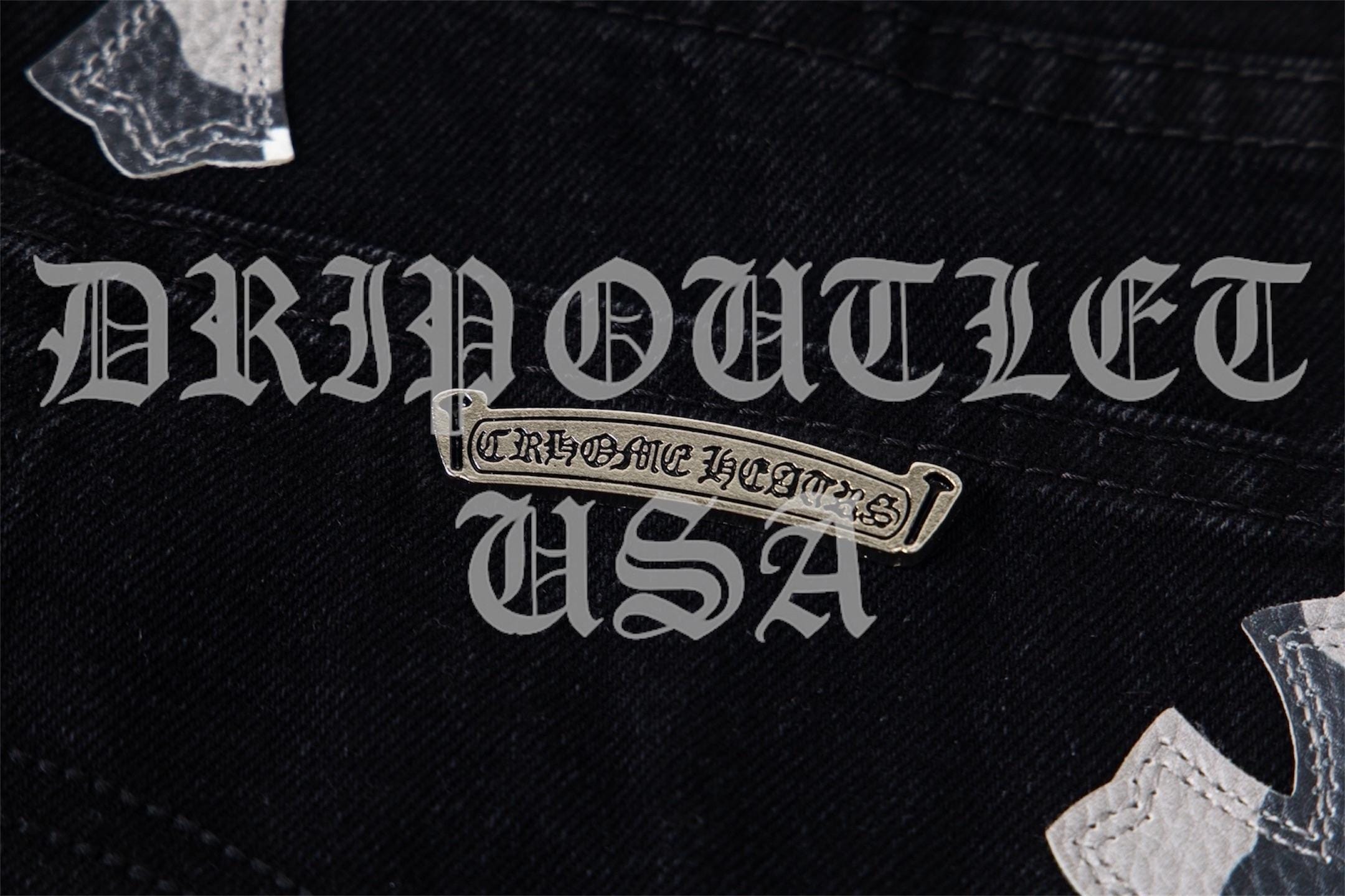 Chrome Hearts 'Black/Snow Camo' Cross Jeans