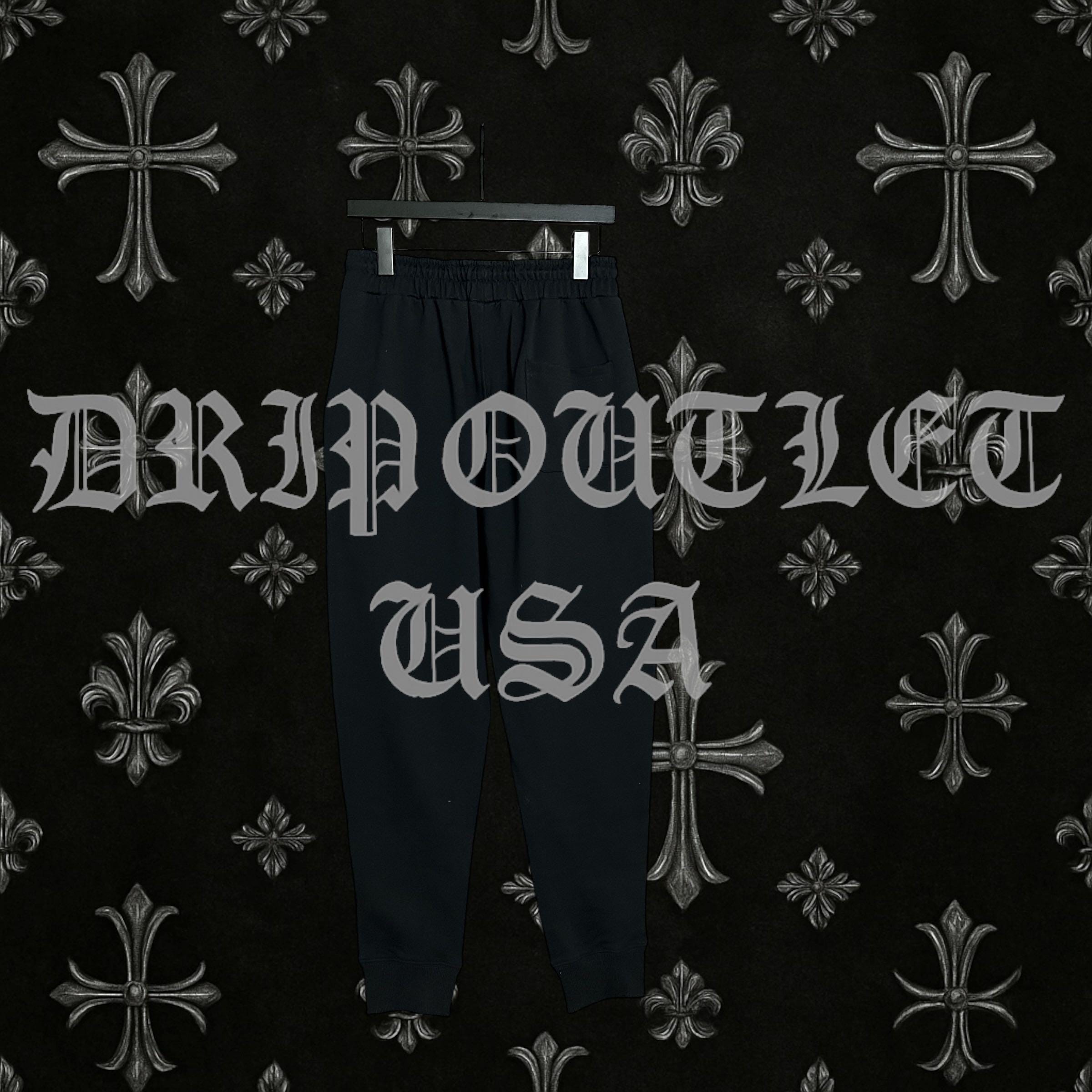 Chrome Hearts 'Gothic Font Logo' Joggers/Sweatpants - Black