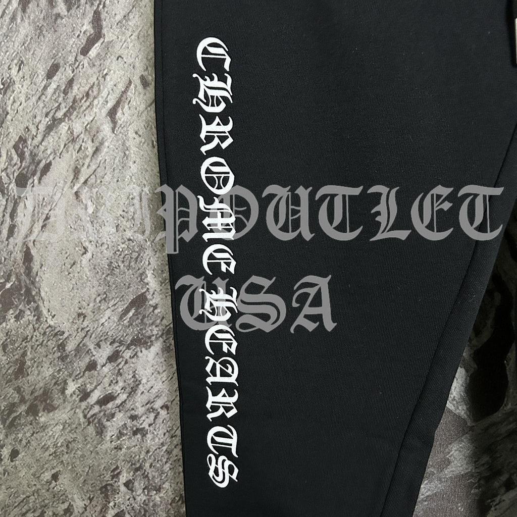 Chrome Hearts 'Gothic Font Logo' Joggers/Sweatpants - Black