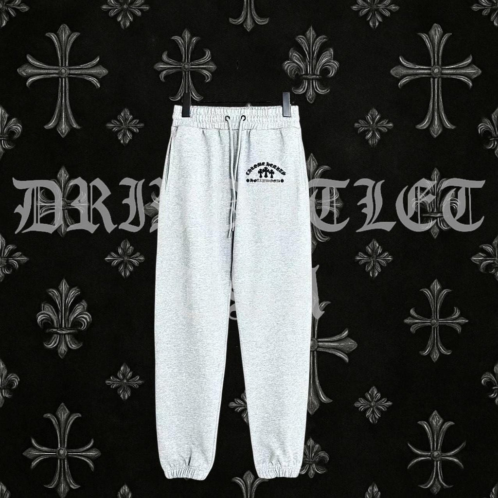 Chrome Hearts 'Triple Cross' Joggers/Sweatpants - Grey
