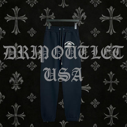 Chrome Hearts 'Triple Cross' Joggers/Sweatpants - Navy