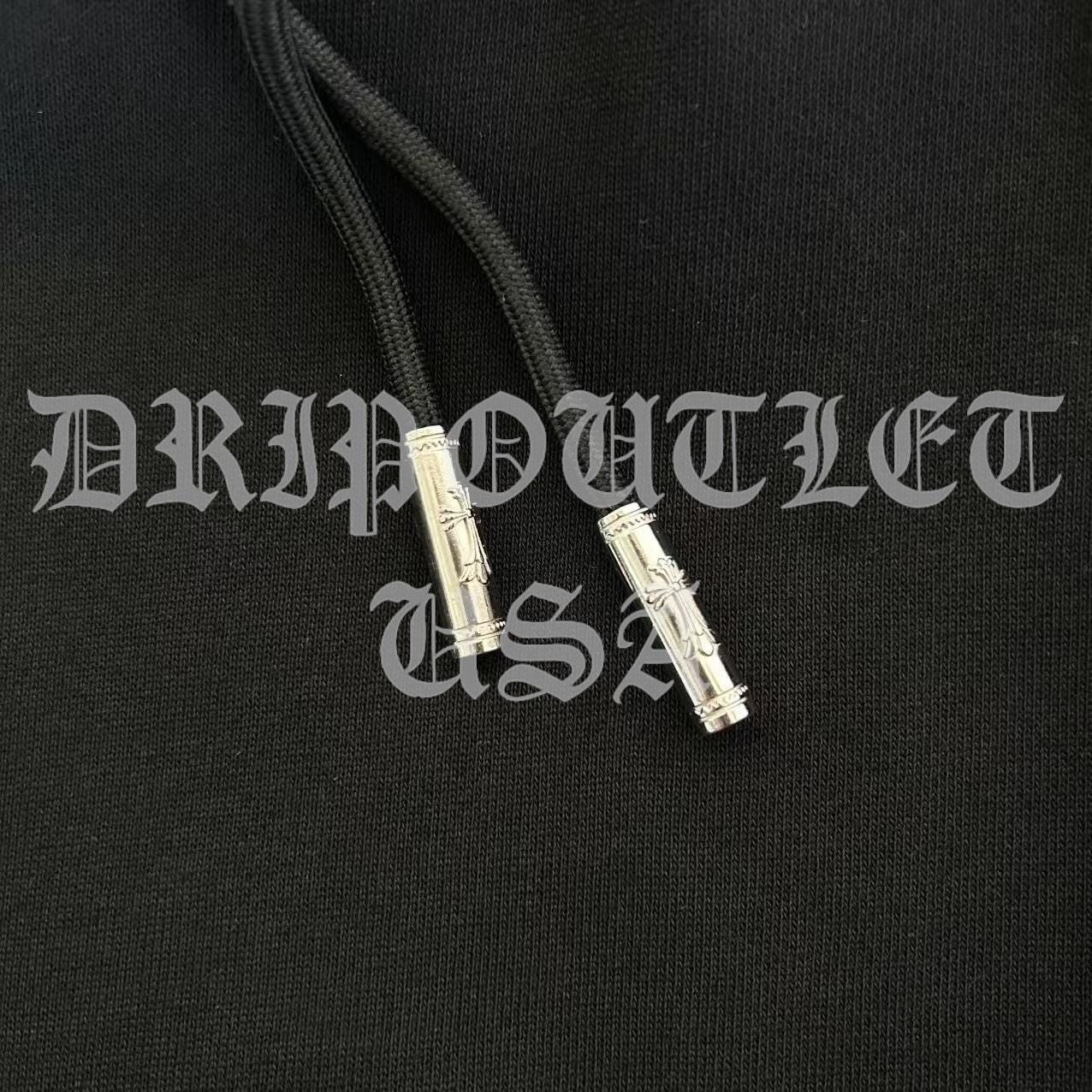 Chrome Hearts 'Leather Cross' Joggers/Sweatpants - Navy