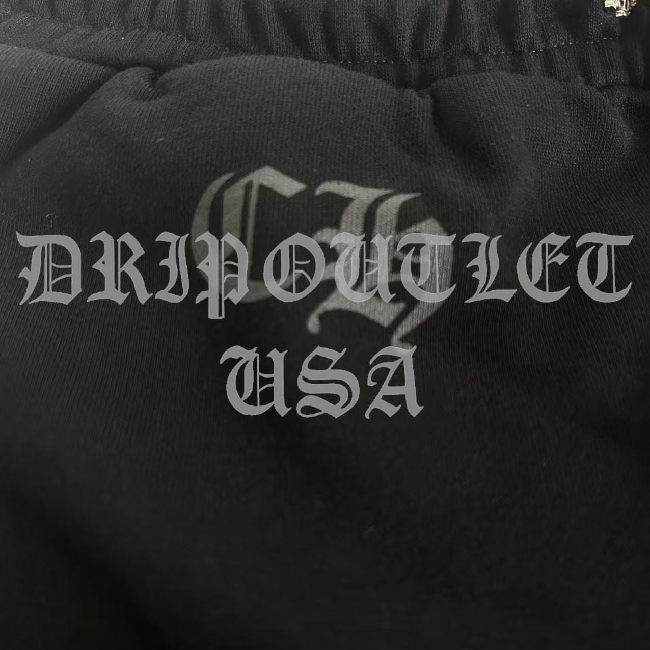 Chrome Hearts 'Multicolor Camo Triple cross' Joggers/Sweatpants - Black