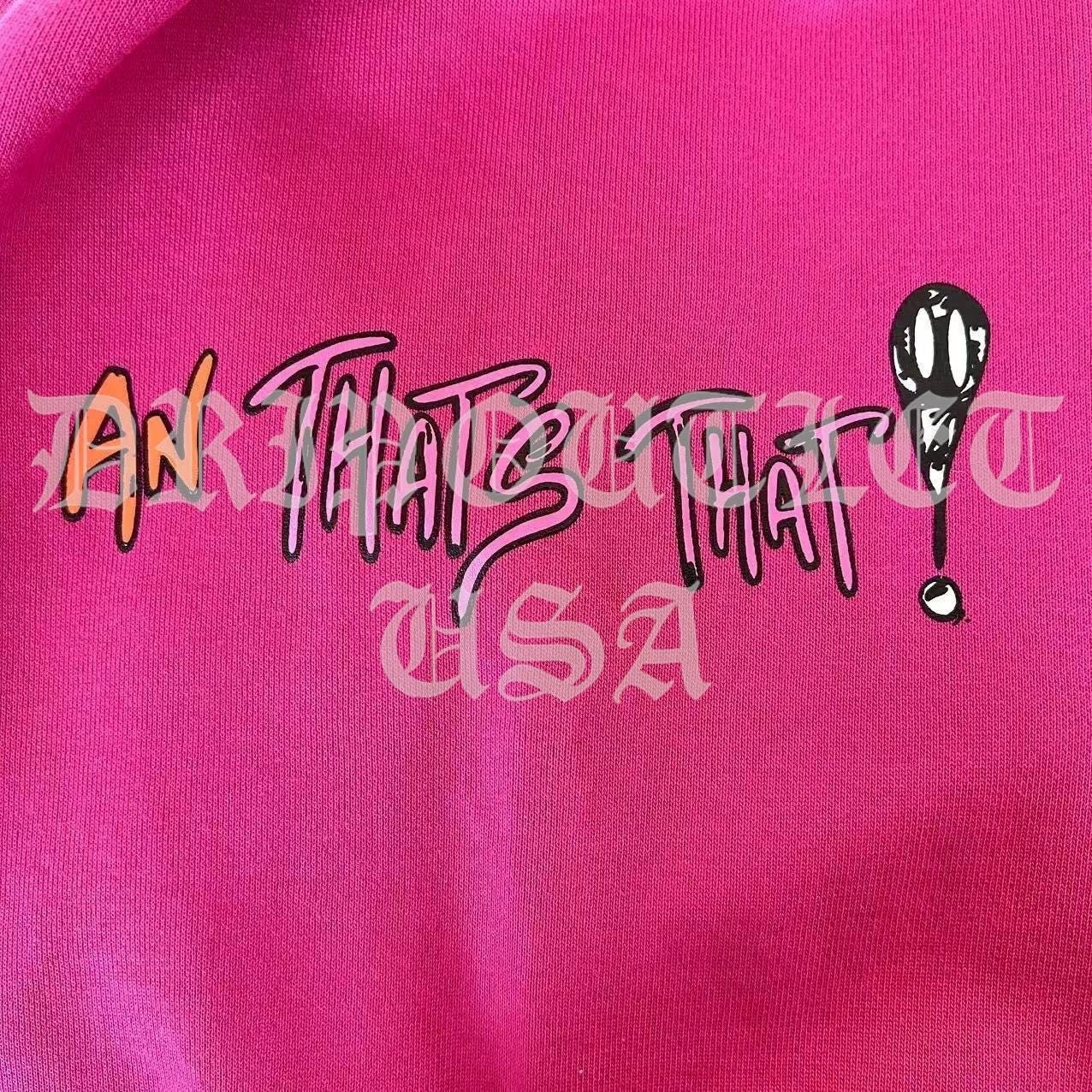 Chrome Hearts X Matty Boy "I want more not less” Joggers/Sweatpants - Pink