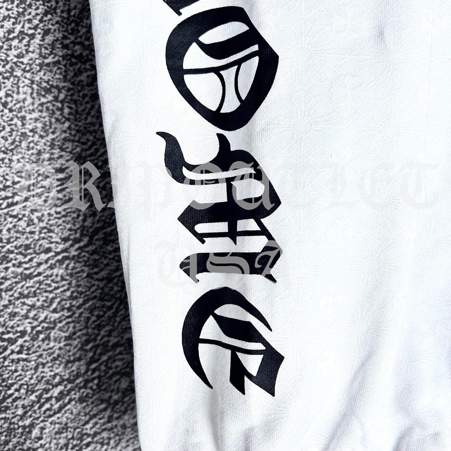 Chrome Hearts 'Gothic Font' Joggers/Sweatpants - White