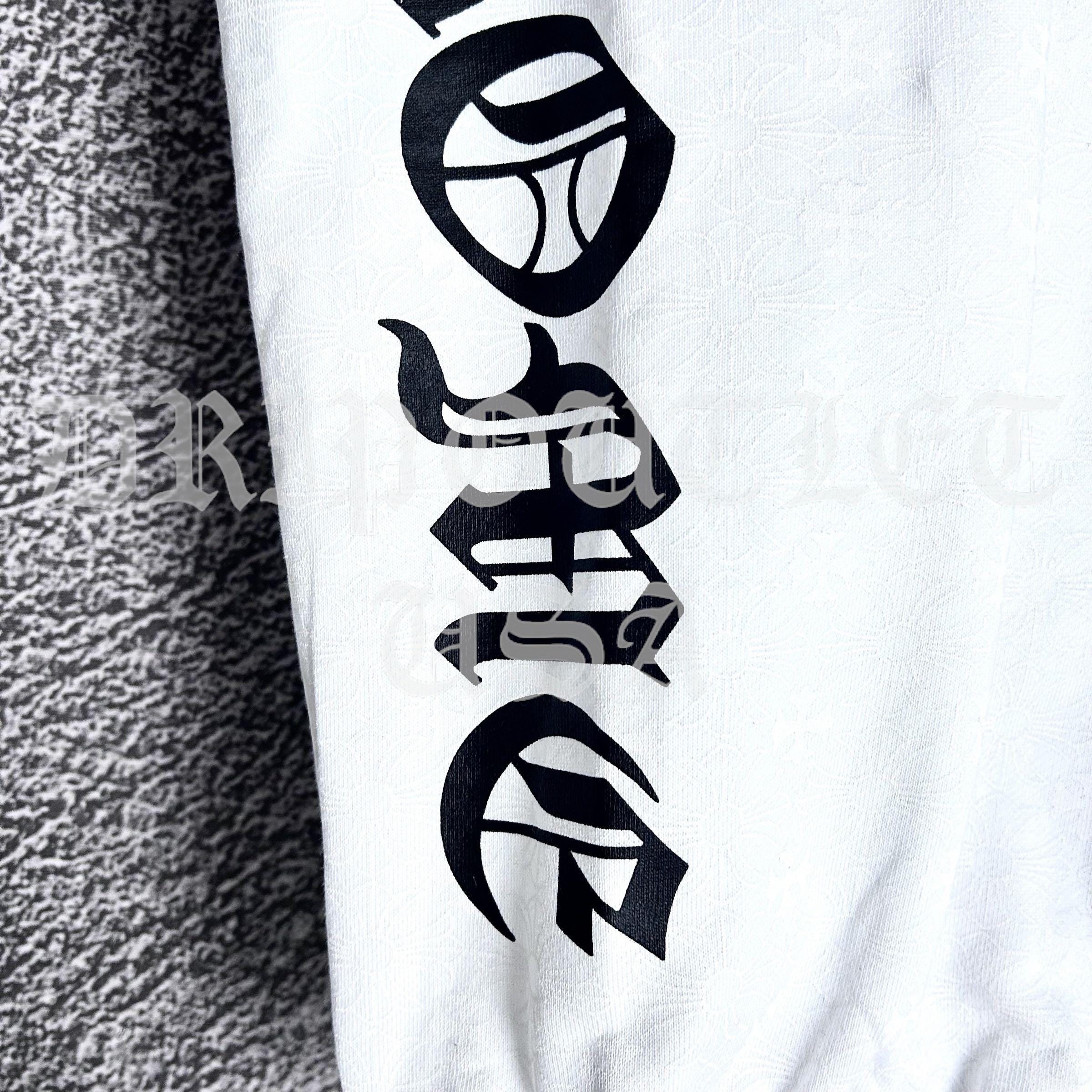 Chrome Hearts 'Gothic Font' Joggers/Sweatpants - White