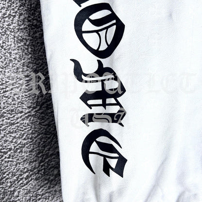 Chrome Hearts 'Gothic Font' Joggers/Sweatpants - White