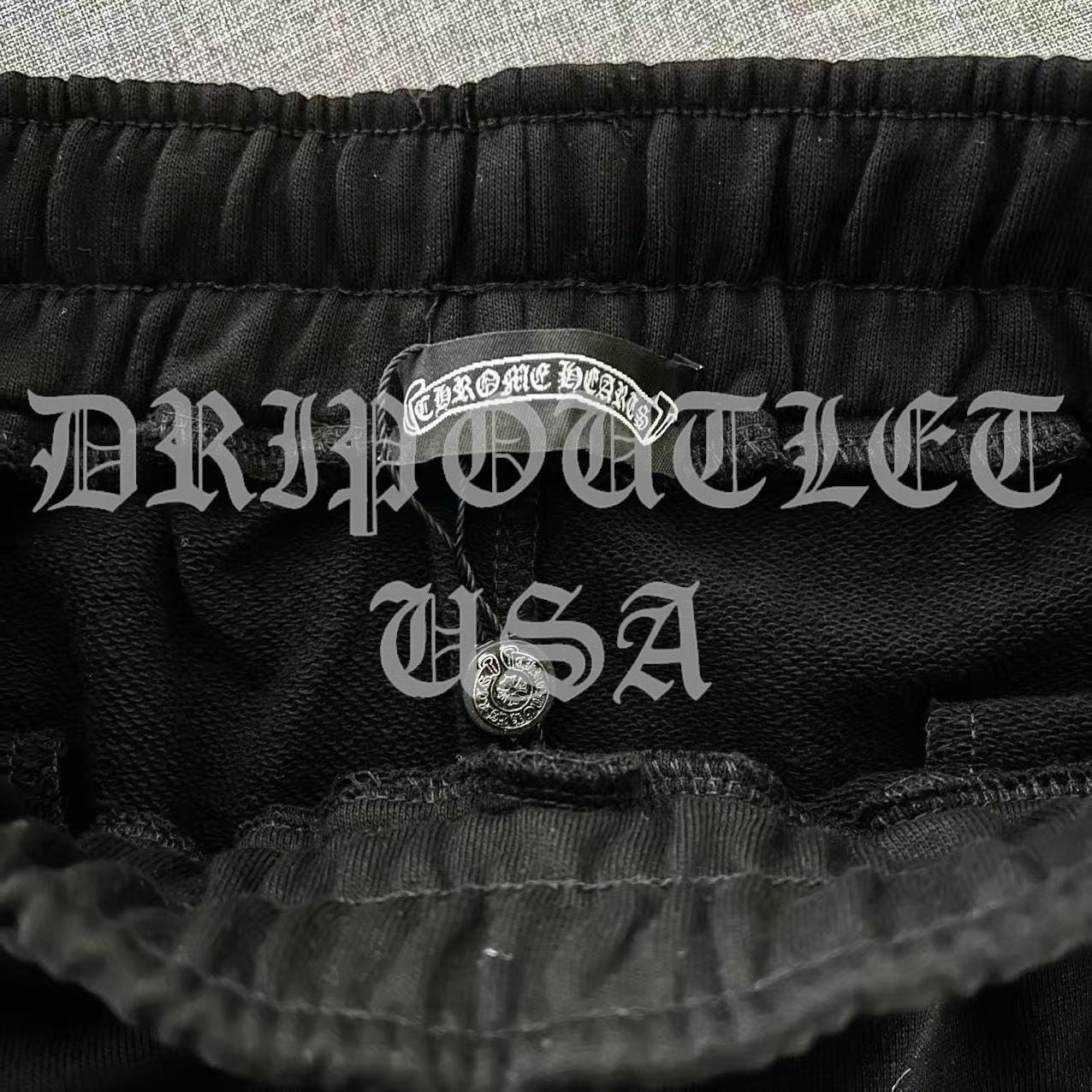 Chrome Hearts x Deadly Doll Cross Logo Joggers - Black