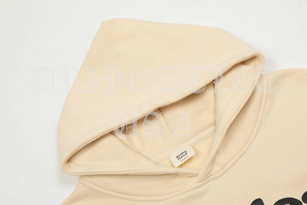 Broken Planet "Heartless Love" Hoodie - Cream