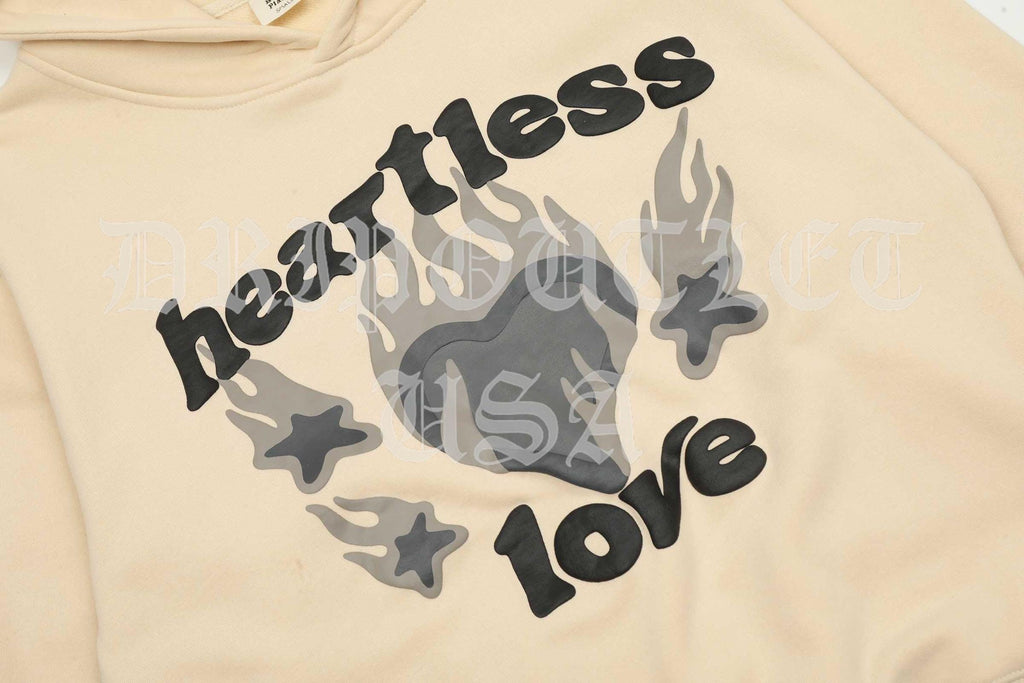 Broken Planet "Heartless Love" Hoodie - Cream