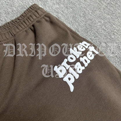 Broken Planet Joggers/Sweatpants - Brown
